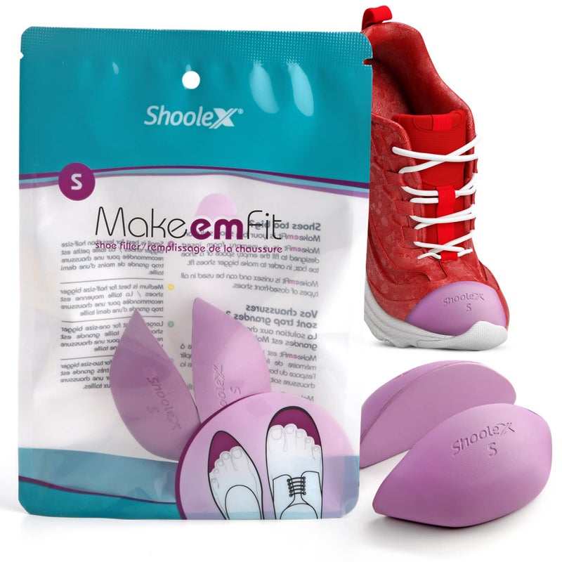Shoolex Shoe Filler for Too Big Shoes Men/Women Toe Cushion Insert to Make Shoes Fit Tighter Memory Foam Shoe Size Reducer for Sport Dress Casual High Heels Small - Image 1